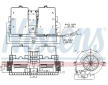 vnitřní ventilátor NISSENS 87140