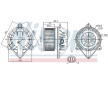 vnitřní ventilátor NISSENS 87173