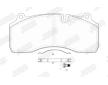Sada brzdových destiček, kotoučová brzda JURID 2918105390