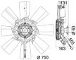 Větrák, chlazení motoru MAHLE CFF 473 000P