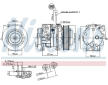 Kompresor, klimatizace NISSENS 890093