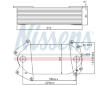 Olejový chladič, motorový olej NISSENS 91139