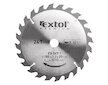 Kotouč pilový s SK plátky 185x2.2x20mm 24T šířka SK plátků 3.2mm EXTOL PREMIUM 8803225