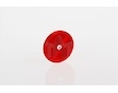 Kulatá odrazka s otvorem červená FI60 DOB-33/CZERW