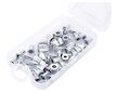 Nýtovací matice ocelové sada 50 ks M4x10 mm FORTUM 4770684