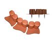 Obrubník plastový palisáda 3.02m 100mm PALISADE (Barva: Terakota) KAXL IPAL6-R624