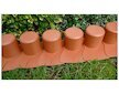 Obrubník plastový Palisáda 4.05 m 60 mm PROSPERPLAST (Barva: Terakota) IPAL7-R624
