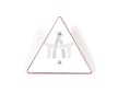 Odrazový trojúhelník červený UT150/52