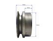 Odstředivá spojka 115x20mm perodrážka 1-řemen MAR-POL M79480