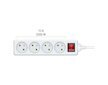 Přívod prodlužovací RPC 26 5 m 4 zásuvky 3 x 1.0 mm2 WS RETLUX 50005919
