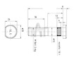 Šroub kola IVECO M18X1.5X75X36MM CSY AZIV-0001