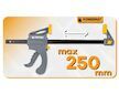Svěrka rychloupínací 250×60 mm POWERMAT PM-SSD-10T