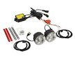 Světla denního svícení kulatá 70mm 4 HIGH POWER LED 12V/24V COMPASS CO-33551