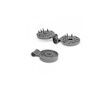 Upínací spona na sítě tkaniny šedá BUNGEE CORD CLIPS BRADAS BR-BCK4-GY-L