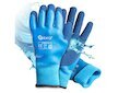 Voděodolné zateplené pracovní rukavice jersey latex velikost 10 GEKO G75037