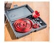 Vrtáky vykružovací korunkové 13 průměrů Ř19-127mm EXTOL 8801605