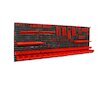 Závěsný organizér/držák 230x78cm sada 130ks MAR-POL M66632