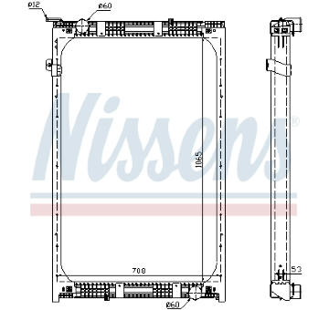 Chladič, chlazení motoru NISSENS 67171