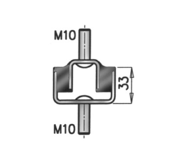 Držák, výfukový systém DINEX 69804