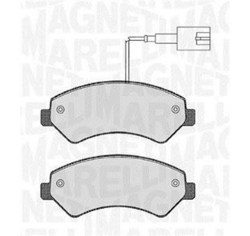Sada brzdových destiček, kotoučová brzda MAGNETI MARELLI 363916060643