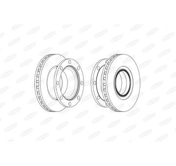 Brzdový kotouč BERAL BCR347A