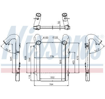 Chladič turba NISSENS 97059