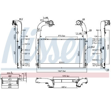 Chladič turba NISSENS 97084