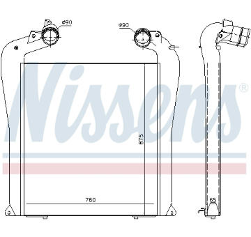 Chladič turba NISSENS 961434
