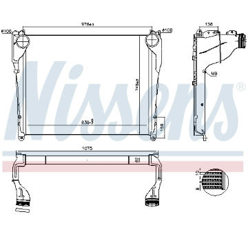 Chladič turba NISSENS 97081