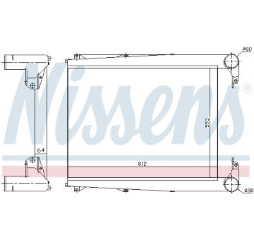 Chladič turba NISSENS 97074