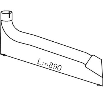 Výfuková trubka DINEX 54202