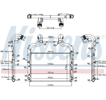 Chladič turba NISSENS 96424