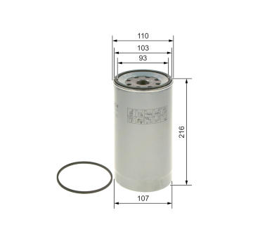 Palivový filtr BOSCH F 026 402 747