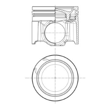 Píst MAHLE 001 PI 00197 000