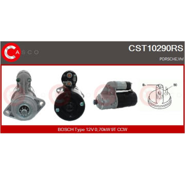 Elektromagnetický spínač, startér CASCO CSO10101AS