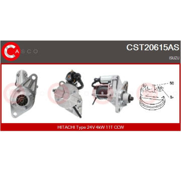 generátor CASCO CAL10673AS