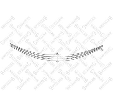 Paket pružin STELLOX 84-55643-SX