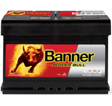 Baterie startovací 74AH 680A 12V 278X175X190 POWERBULL BANNER