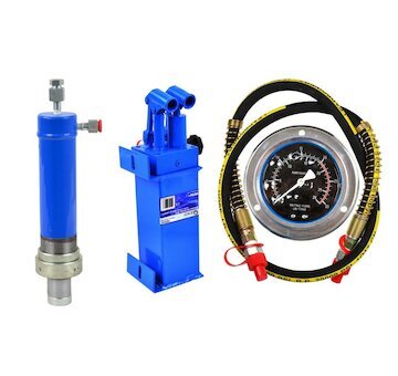 Čerpadlo hydraulické válec manometr sada pro dílenský lis 20t GEKO G02003