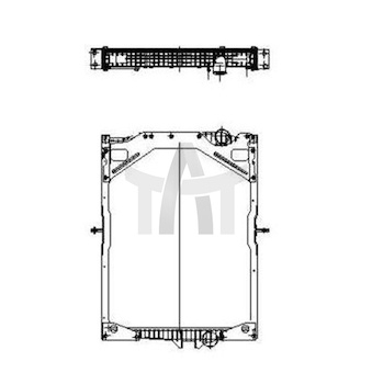 Chladič - chlazení motoru NRF NRF509701