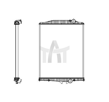 Chladič - chlazení motoru NRF NRF519701