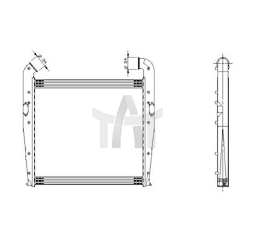 Chladič turba NRF NRF309018