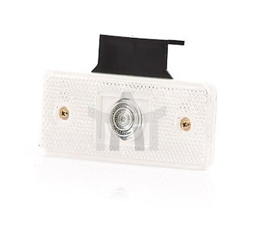 Diodové obrysové světlo rovné 24V bílé WAS W17/24V/105Z