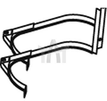 Držák - výfukový systém DINEX DIN64809