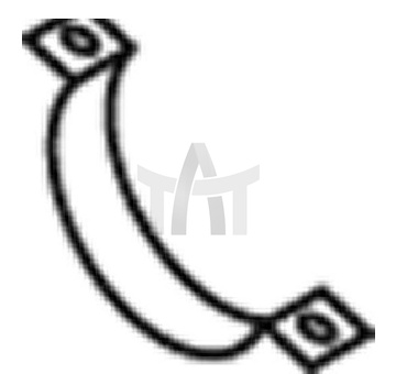 Držák - výfukový systém DINEX DIN64819