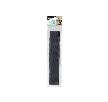 Elastické stahovací pásky 10×300 mm 20 ks černé BRADAS BR-TS1310300B/20
