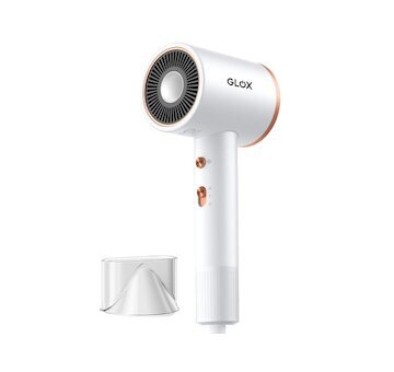 Fén na vlasy s ionizátorem D1 bílý GLOX GLOXD1W