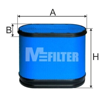Filtr vzduchový IVECO Euro Cargo MFILTER A 883