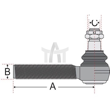 Hlava příčného táhla řízení JURATEK JSS2712