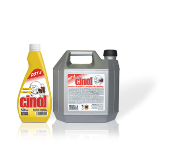 Kapalina brzdová DOT4 500ml  CINOL